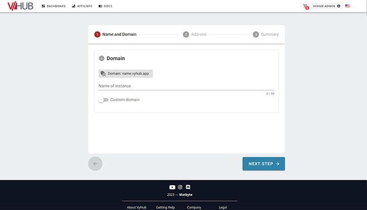 Creating Your First VyHub Instance | VyHub Blog Inside Creative